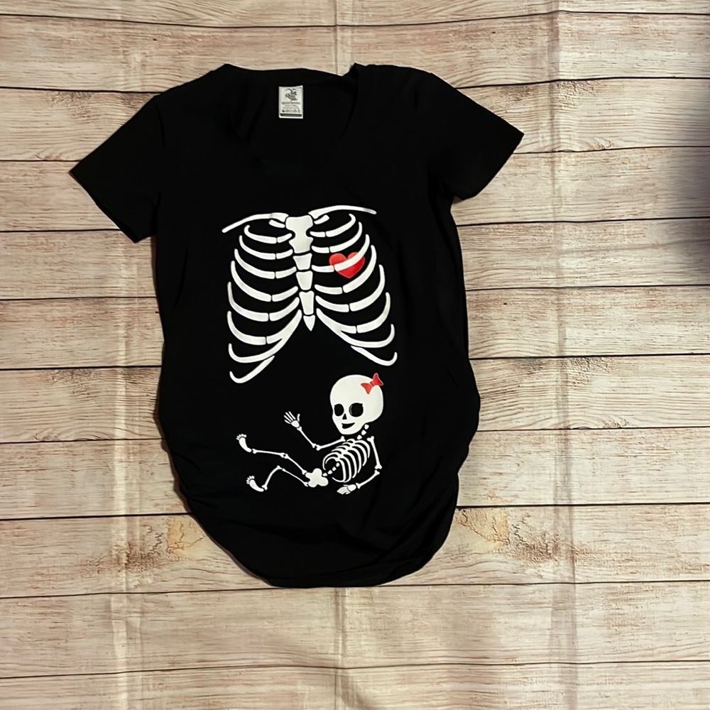 Women’s Halloween Pregnancy Maternity T shirt size S